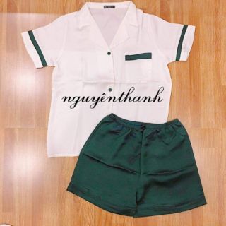 Bộ Pijama lụa satin