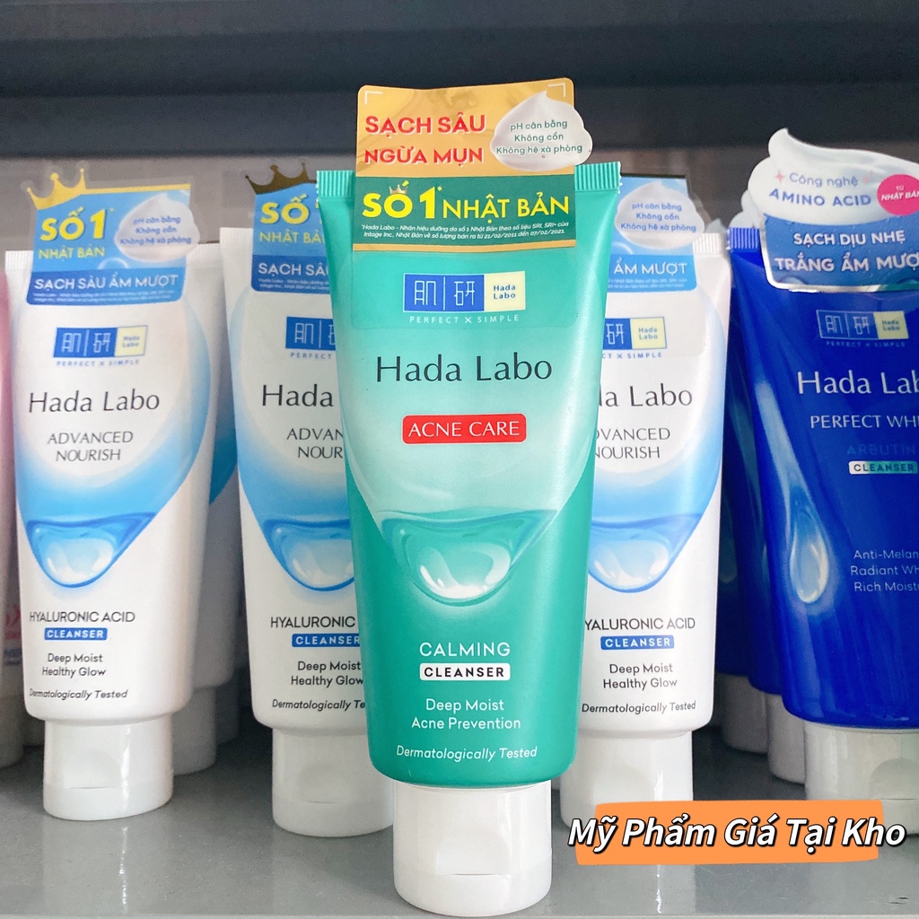 Bộ Dưỡng Ẩm Hada Labo Acne Care Dành Cho Da Mụn, Nhạy Cảm Sạch Sâu Dịu Nhẹ Cải Thiện Sau 7 Ngày (170ml)