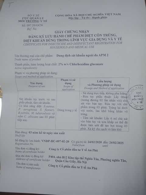 [Chính hãng]  Gel/nước rửa tay khô Y tế 500ml APM HANDGEL | BigBuy360 - bigbuy360.vn