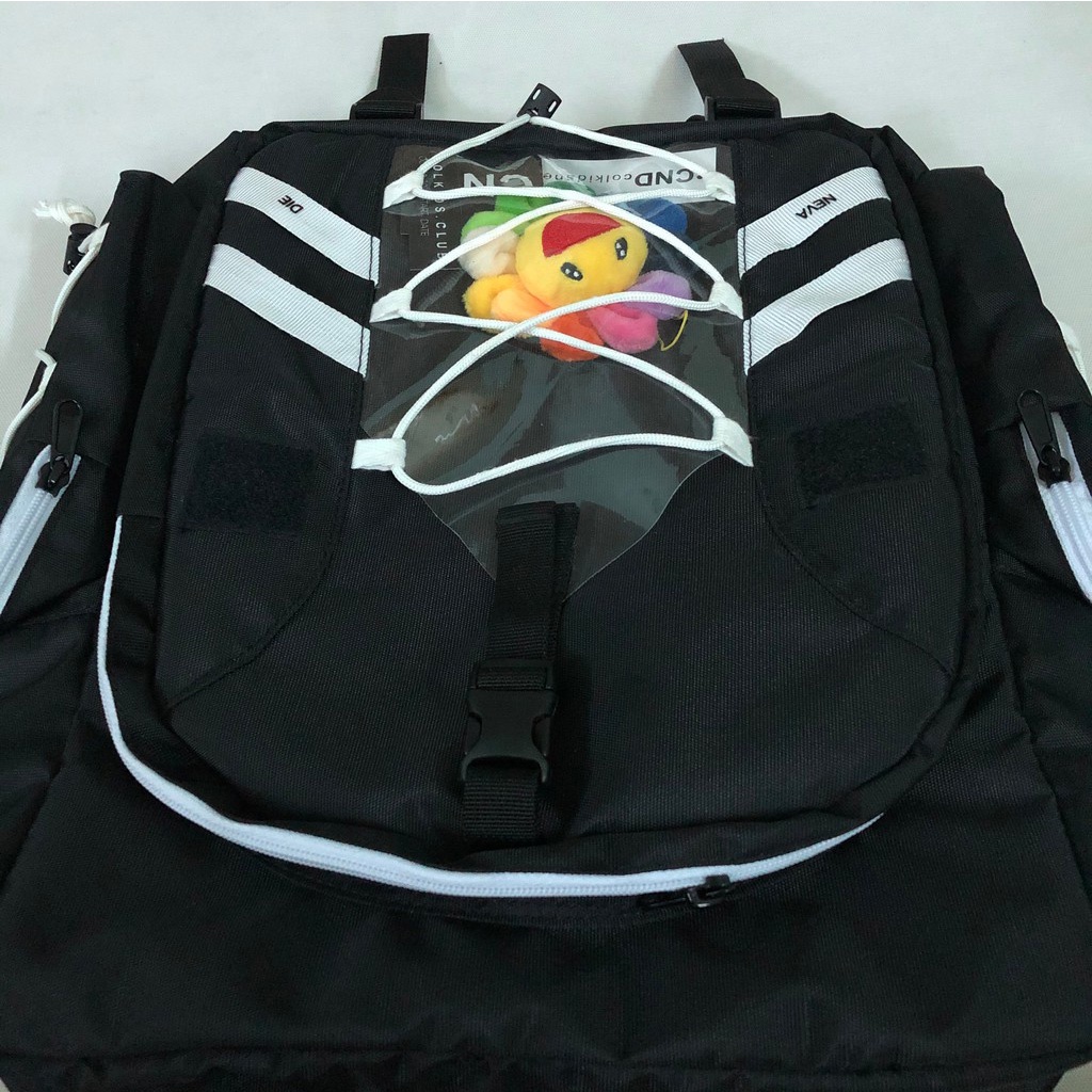 Balo Đi Học Nam Nữ - Balo Thời Trang Colkids Club SS4 Đen Cá Tính BL05