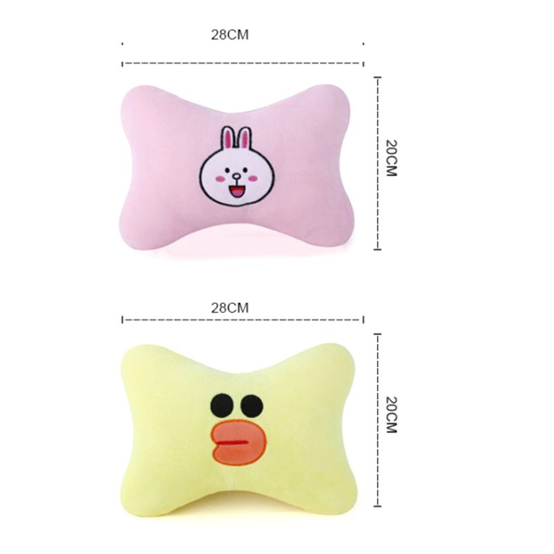 Gối kê cổ thiết kế hình nhân vật hoạt hình dễ thương tiện dụng cho xe hơi | BigBuy360 - bigbuy360.vn