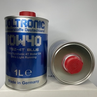Nhớt Voltronic TSZ Blue 10w40 (Nhớt xe số, Tổng hợp hoàn toàn, Jaso MA2, API SN, Dầu gốc ester)