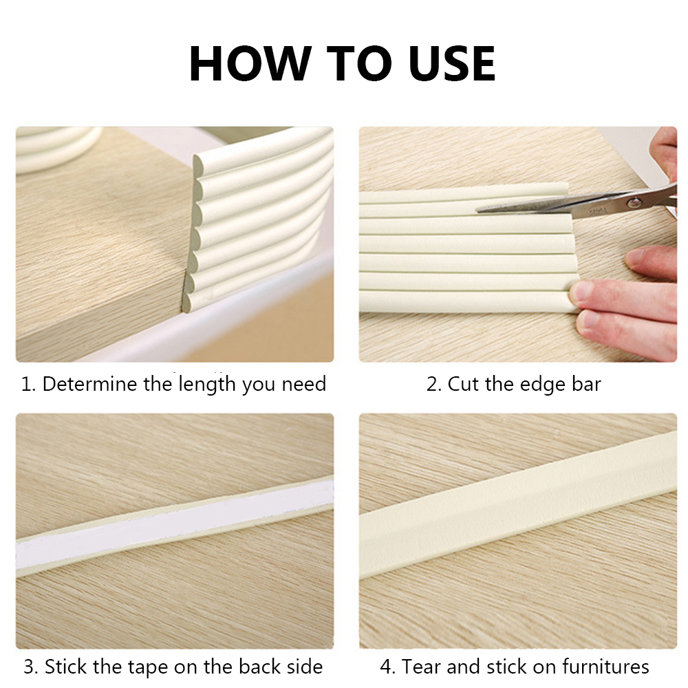 Cuộn Dây Bọc Cạnh Bàn 16 Màu 2M Bảo Vệ An Toàn Cho Bé