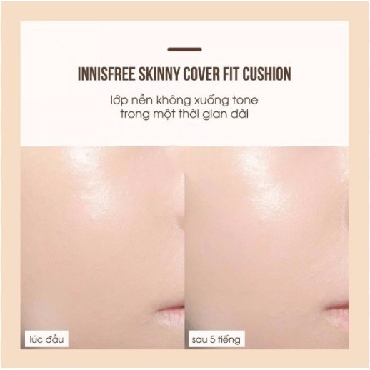 Phấn Nước Kiềm Dầu Innisfree Skinny Coverfit Cushion