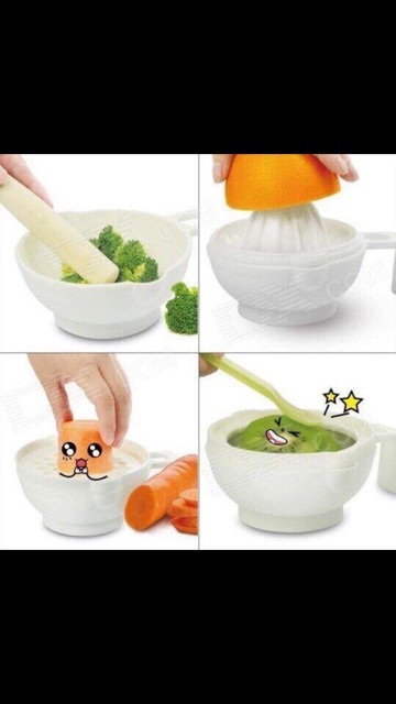 Bộ đồ dùng chế biến ăn dặm 7 dụng cụ cho bé