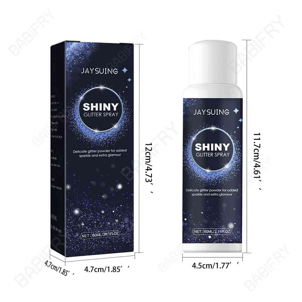 Phấn Bắt Sáng Dạng Xịt Màu Nhũ Kim Tuyến Lấp Lánh