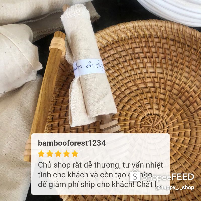 Khay mây tự nhiên, khay guột hình tròn nhiều kích thước có tay cầm hai bên dùng đựng đồ ăn, đồ uống