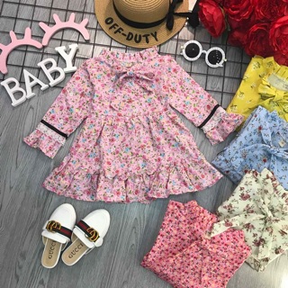 Váy Babydon thô lụa