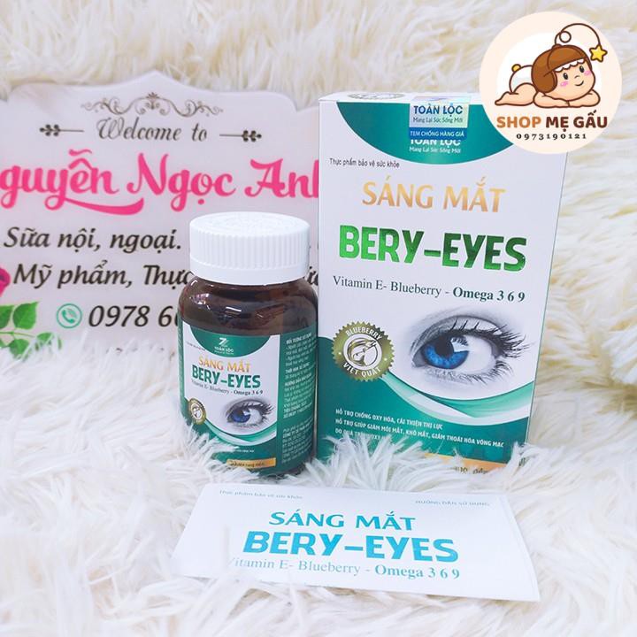 Viên uống sáng mắt Bery eyes hộp 30 viên