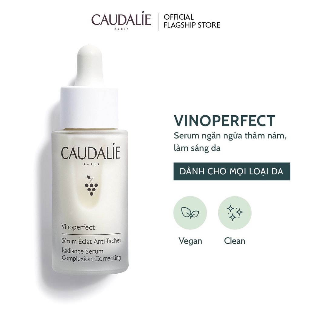 Serum ngừa thâm nám, làm sáng và đều màu Caudalie Vinoperfect Radiance  - Thương hiệu mỹ phẩm cao cấp từ Pháp