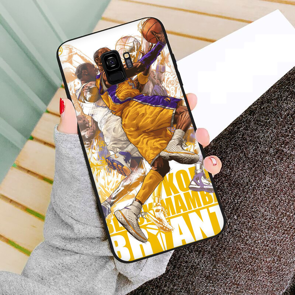 Ốp Điện Thoại Tpu Silicon Mềm Hình Kobe Bryant Cho Samsung Galaxy Note 8 9 10 Lite Plus Note 20 Ultra