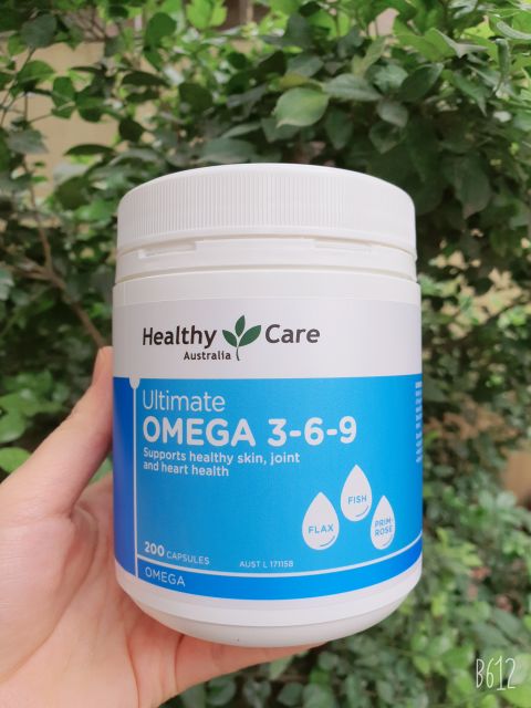 (Mẫu mới)Viên uống bổ sung OMEGA 3-6-9 HEALTHY CARE Omega 369 _200v