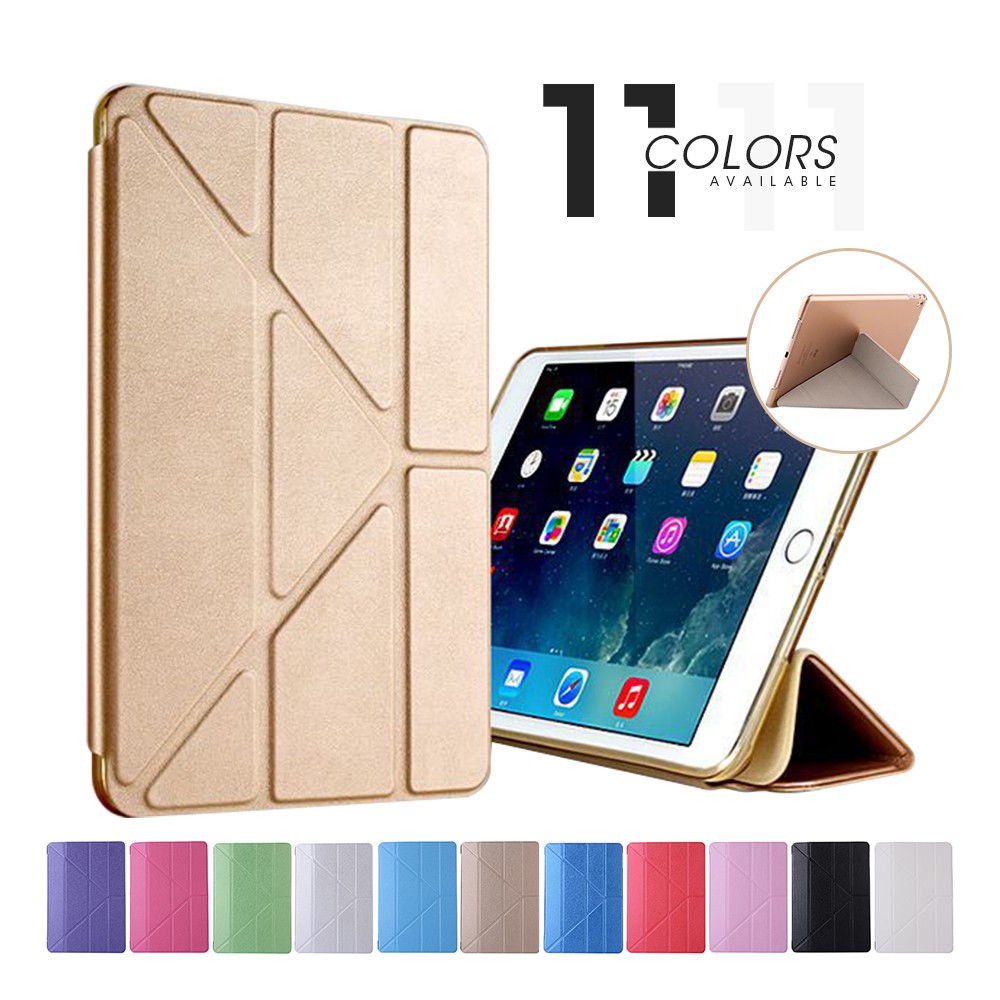 Bao da máy tính bảng bằng PU nắp lật cho iPad Air 1 2 iPad 9.7 inch 2017 2018 Mini 1 2 3 4