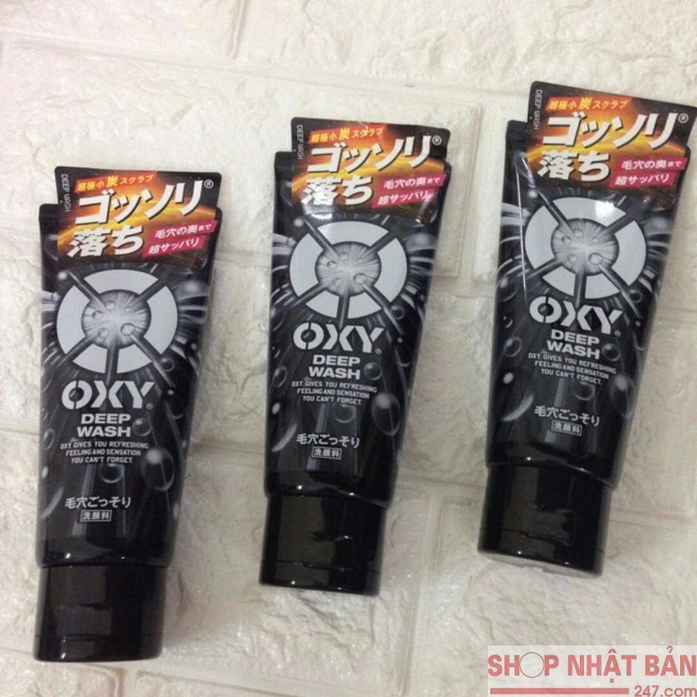 Sữa rửa mặt Oxy nam Nhật Bản 130g