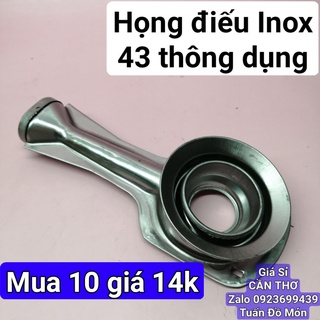 Họng/ống 43 điếu dẫn gas inox hàng chất lượng cao thông dụng