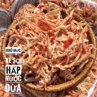 Mực xé sợi hấp nước dừa lon 300g