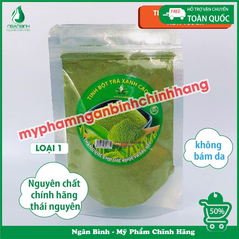 Bột trà xanh nguyên chất cao cấp  đắp mặt nạ giảm nhờn