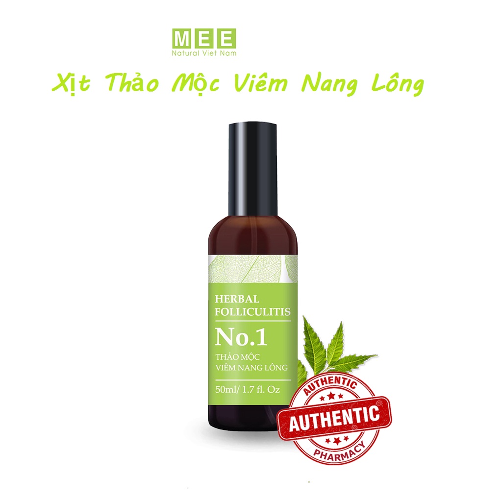 Xịt Thảo Mộc Viêm Nang Lông NEEM (50ml) [Chính Hãng]