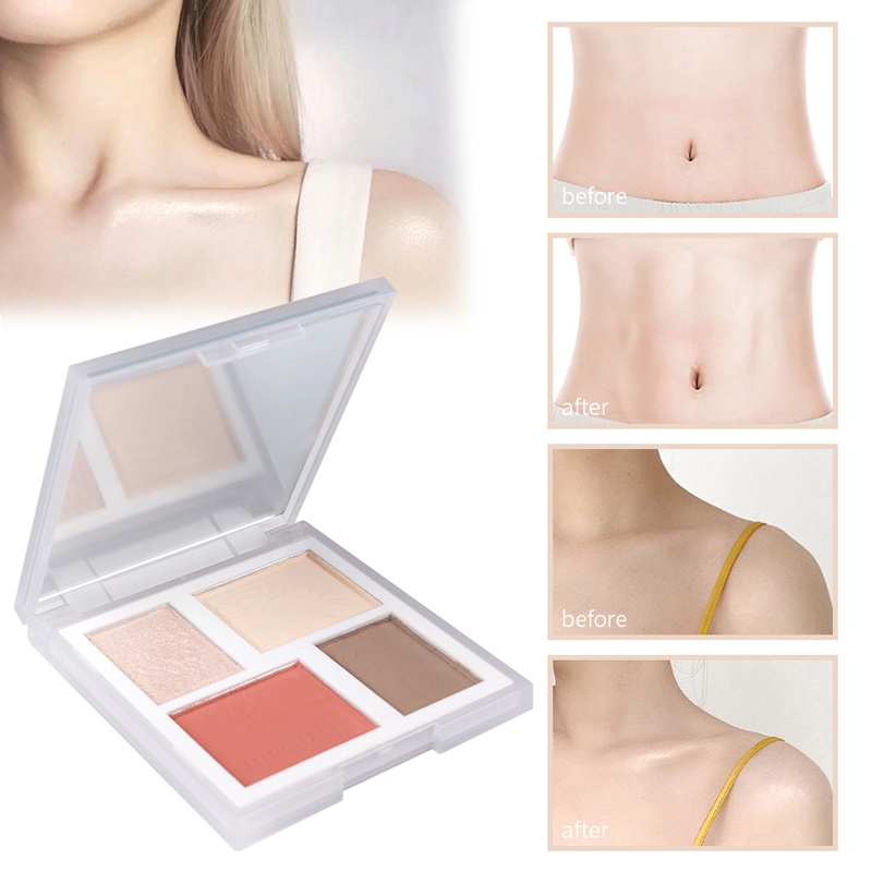 Bảng Phấn Mắt / Bảng Phấn Mắt / Tạo Khối / Phấn Bắt Sáng Tông Lì / Phấn Má Hồng Trang Điểm Sáng Da