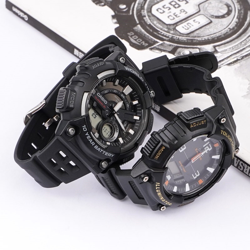 Dây Đeo Đồng Hồ Bằng Cao Su Silicone 18mm Cho Casio AQ-S810W S800W W-735H SGW-300 AE-1000W 1200