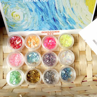 Set trang trí Nails 12 màu A3-Xà cừ