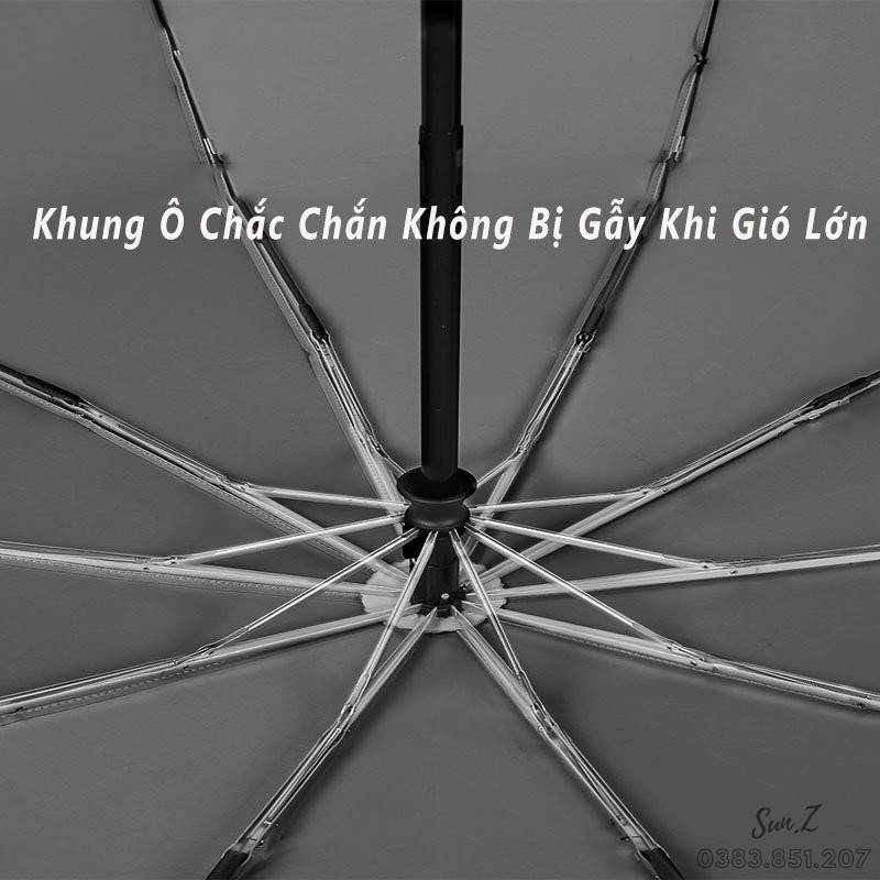 Dù Che Mưa Ổ Che Mưa Nắng 12 Nan Cao Cấp Chịu Lực Tốt Chống Tia UV Tiện Lợi