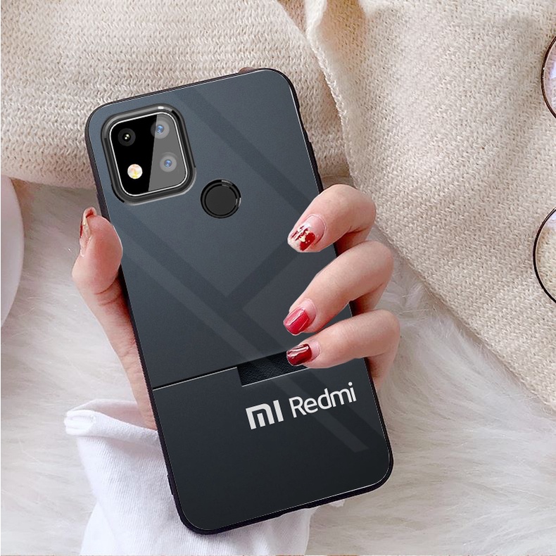 Ốp Lưng XIAOMI Redmi 9C, REDMI 10A Mặt kính gương sáng bóng cao cấp