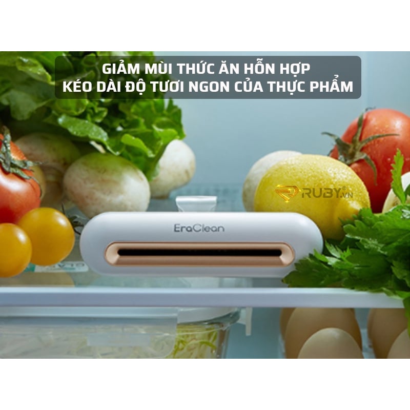 Máy tiệt trùng khử mùi tủ lạnh EraClean CW-B01 - Pin sạc 800mAh