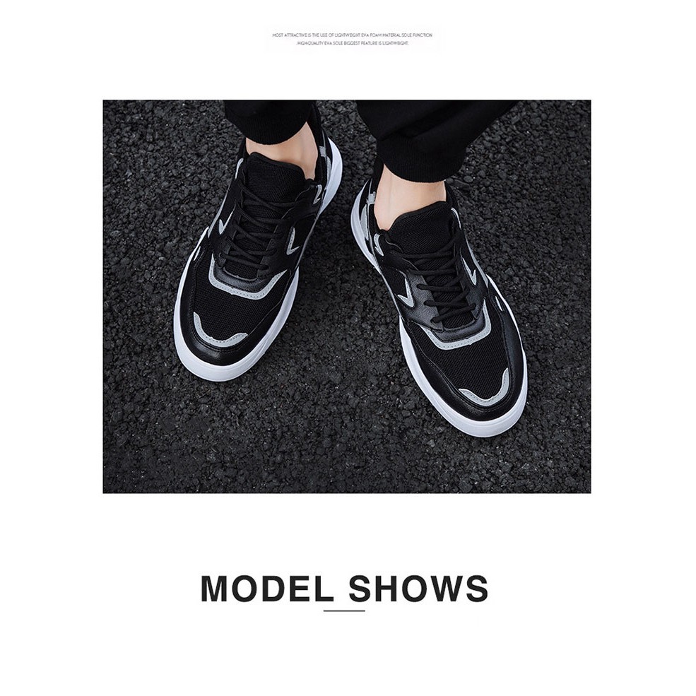Giày sneaker nam đen [FREESHIP] D547 shop Địch Địch chuyên giày thể thao nam