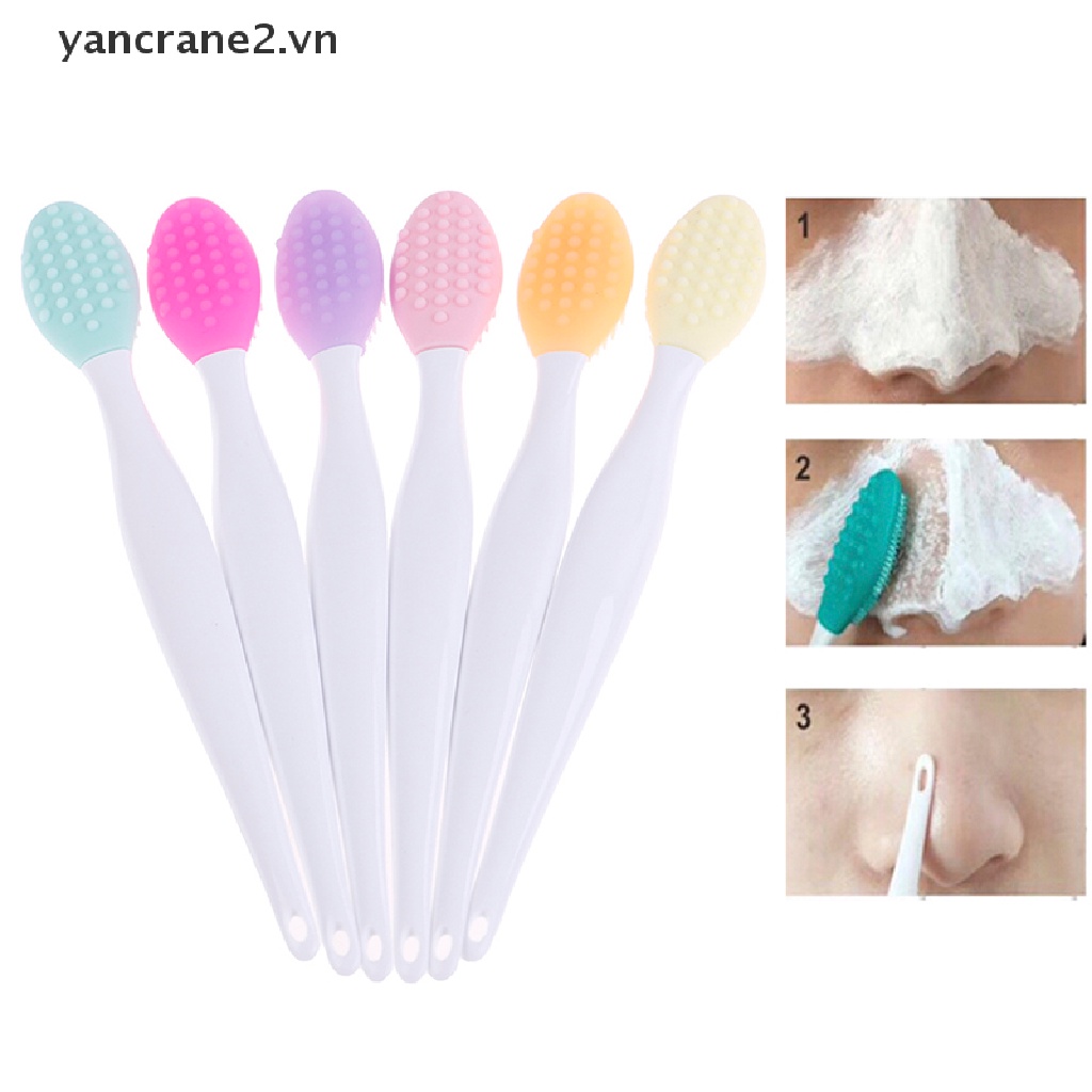 Cọ Silicone Loại Bỏ Mụn Đầu Đen Trên Mũi Nhỏ Gọn