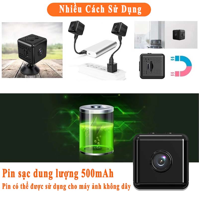 UPUPIN Camera Wifi không dây 1080P an ninh trong nhà gia đình giám sám sát