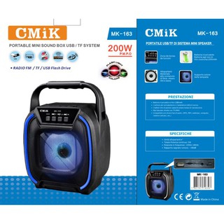 Loa bluetooth xách tay cmik mk-163