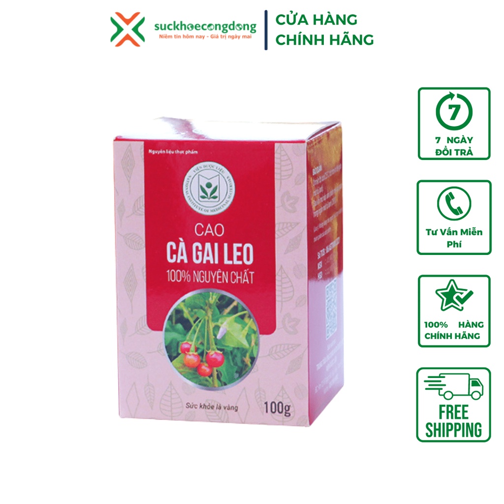 Cao cà gai leo nguyên chất - Viện dược liệu