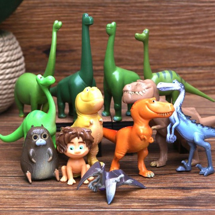 Bộ 12 mô hình phim Chú Khủng Long tốt bụng - The Good Dinosaur (cao 2.5-7 cm)