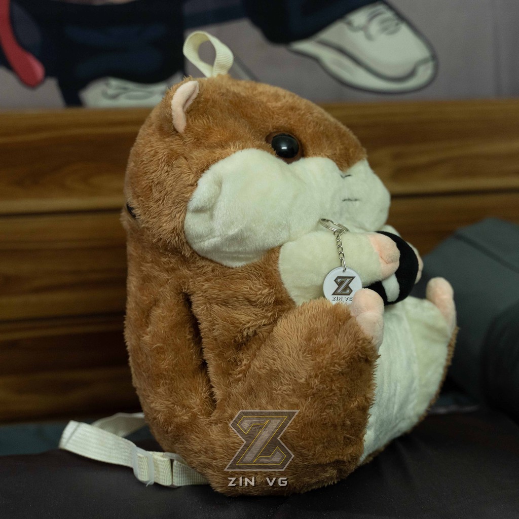 Balo thú bông ZINVG thời trang cute cao cấp dành cho nam nữ đi học, đi chơi, đi du lịch, đi phượt
