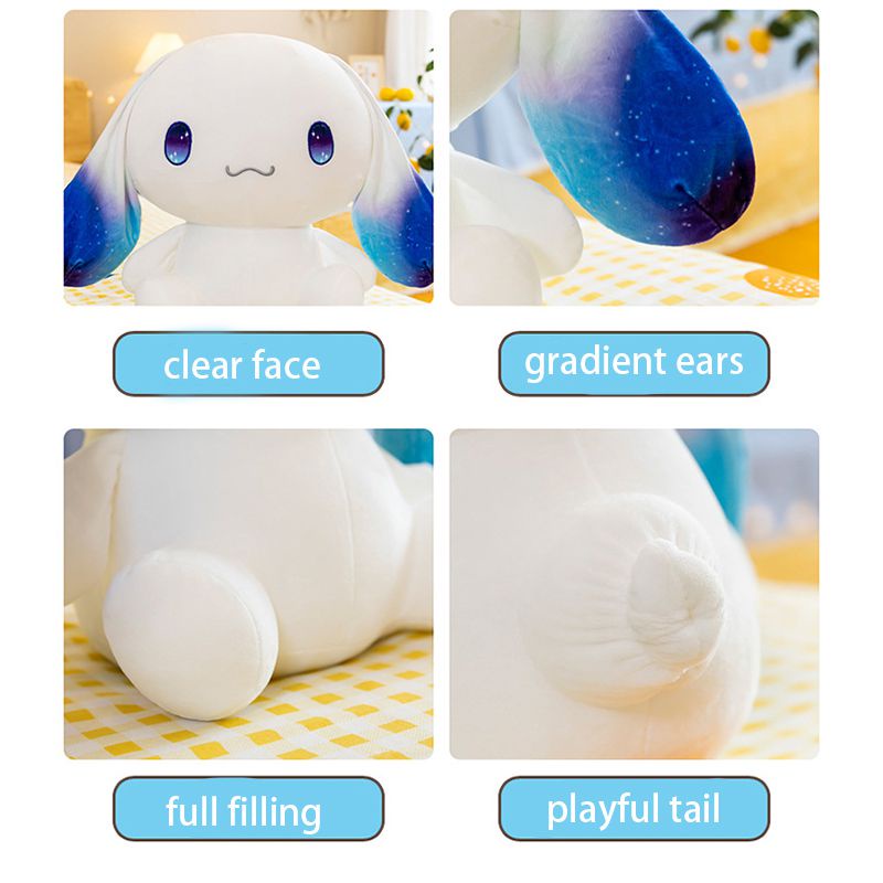 Thú nhồi bông Sanrio Cinnamoroll lỗ tai màu bầu trời sao gradient mềm mại