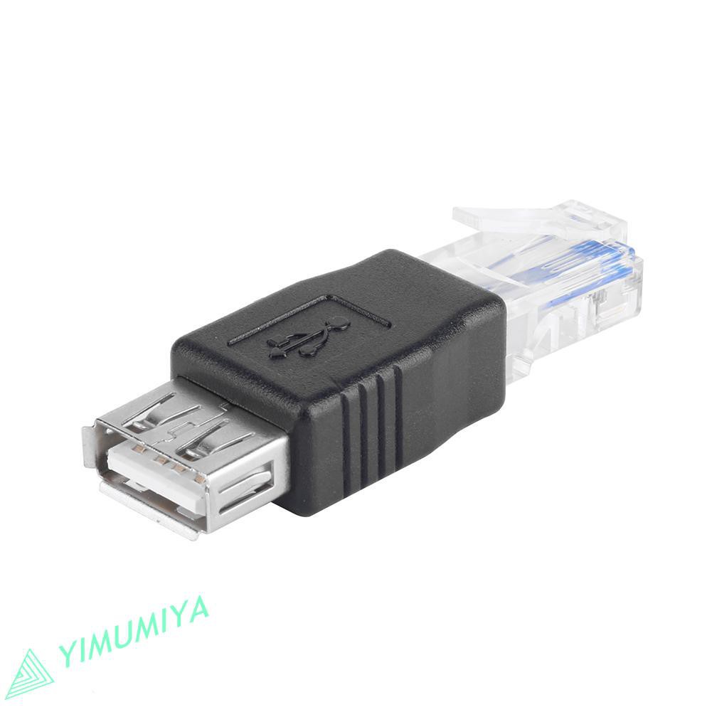 Đầu dây cáp chuyển đổi từ Ethernet RJ45 đực sang USB cái mạng LAN nhỏ gọn tiện dụng