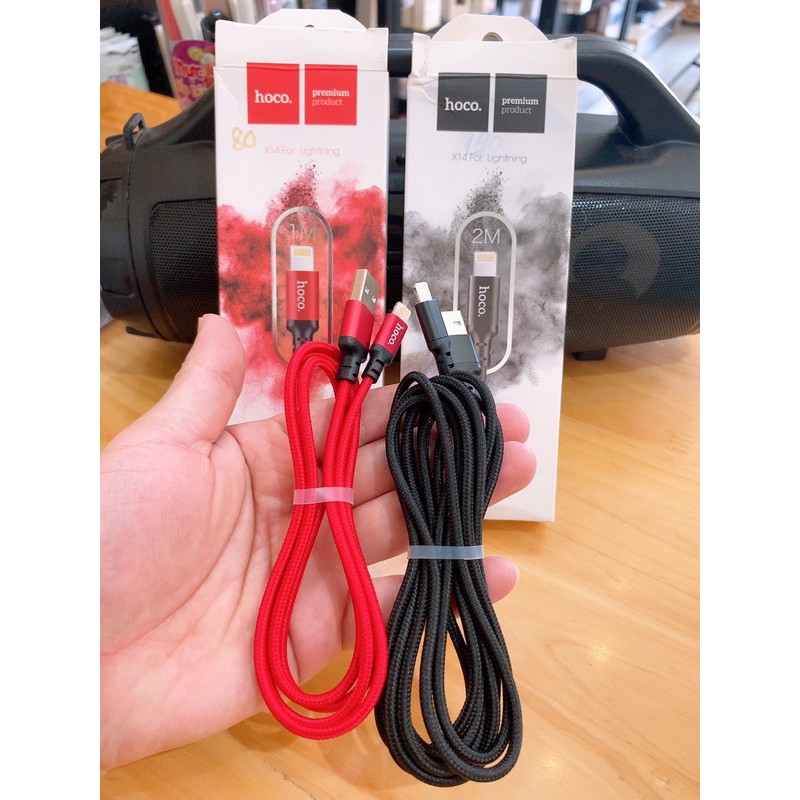 Cáp Sạc nhanh dây dù HOCO X14 ip/Micro/TyC chiều dài 1mét/2mét