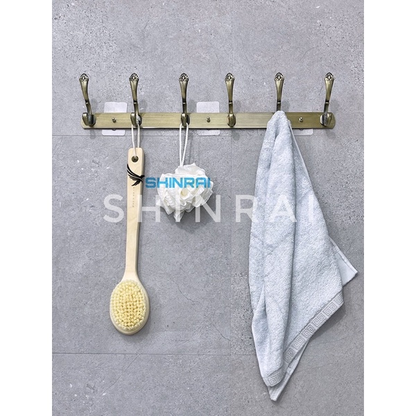 ( SHINRAI ) Móc Treo Quần Áo , Móc Treo Đồ Đa Năng Cổ Điển Châu Âu Phoenix Xanh Xước Q6