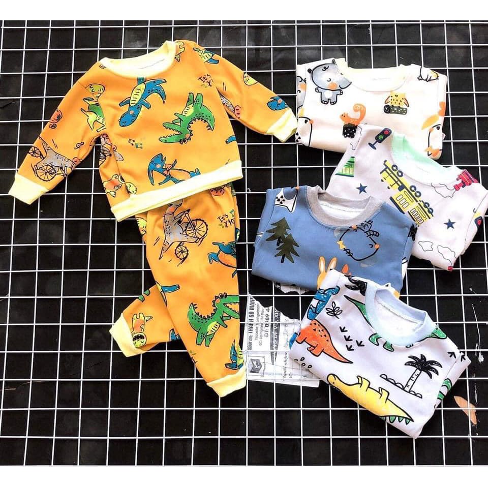 Combo 5 bộ nỉ bông cho bé