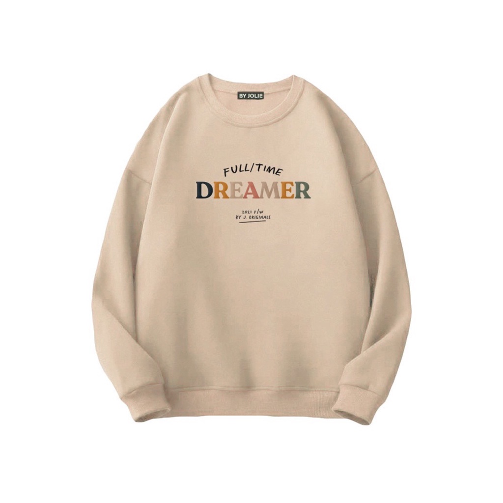 Áo sweater DREAMER Byjolie chất nỉ bông cực kì dày dặn mềm mịn không xù