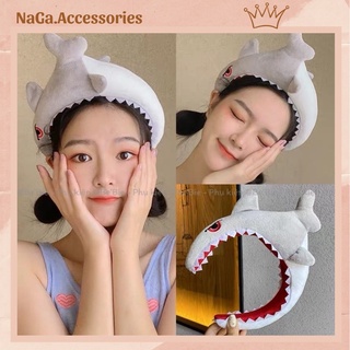 Bờm tóc cá mập, khủng long ngoạm đầu cute
