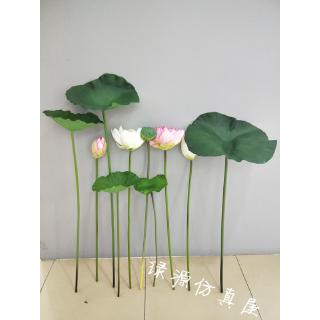 Hoa Sen Giả Bằng Pu Dùng Trang Trí