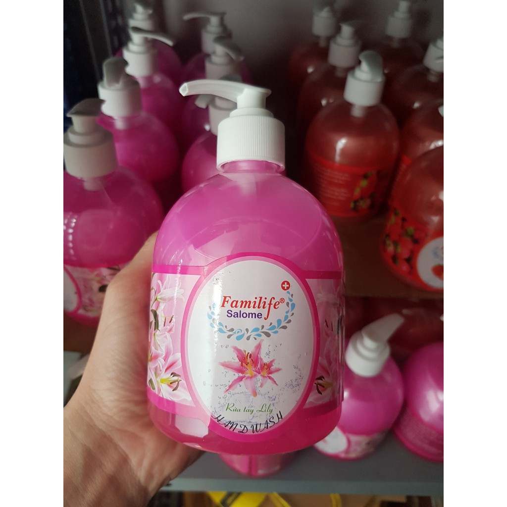 Sữa rửa tay hàng công ty diệt khuẩn hương hoa và trái cây 500ml