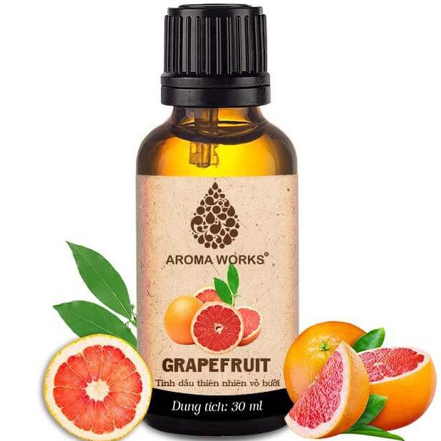 Tinh Dầu Thiên Nhiên Vỏ Bưởi Aroma Works Essential Oils Grapefruit