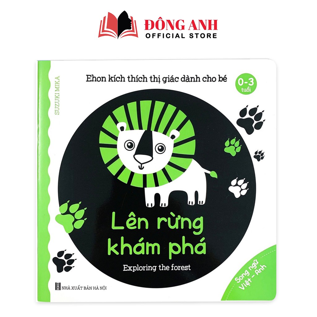 Sách - Combo 6 cuốn Ehon song ngữ Việt - Anh Kích Thích Thị Giác dành cho bé từ 0-3 tuổi