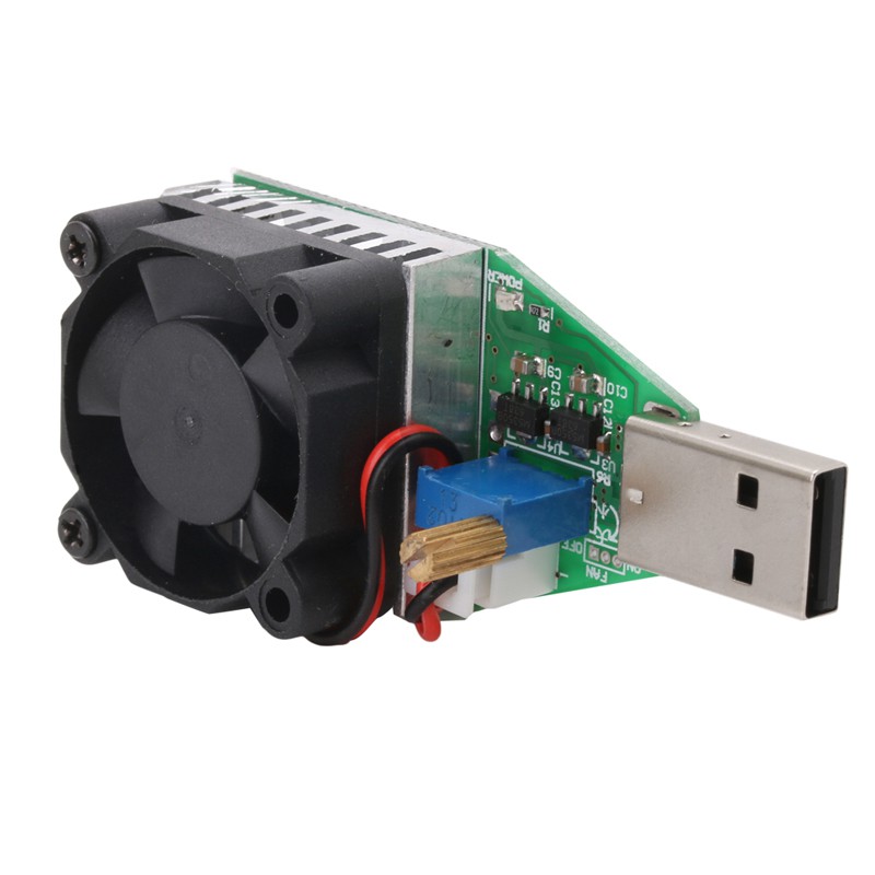 Bộ xả tải điện tử có thể điều chỉnh DC 3.7 ~ 13V USB 15W