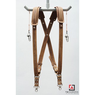 Dây Đeo 2 Máy Ảnh Double Strap Da Bò Handmade TA5002