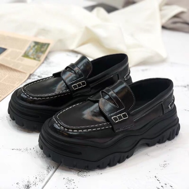 Giày lười LAZY HIGH SHOES đế cao 5cm chất da cao cấp