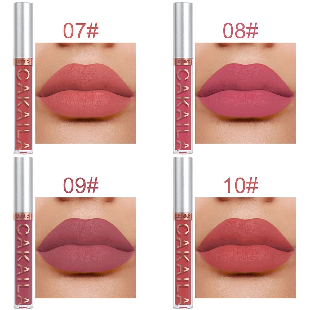 Set 6 Son Môi Dạng Lỏng Chống Thấm Nước Và Lâu Trôi Cao Cấp